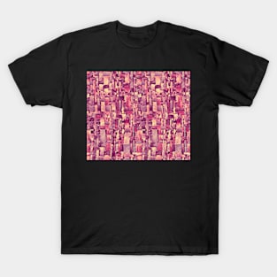 Abstract pink and violet T-Shirt